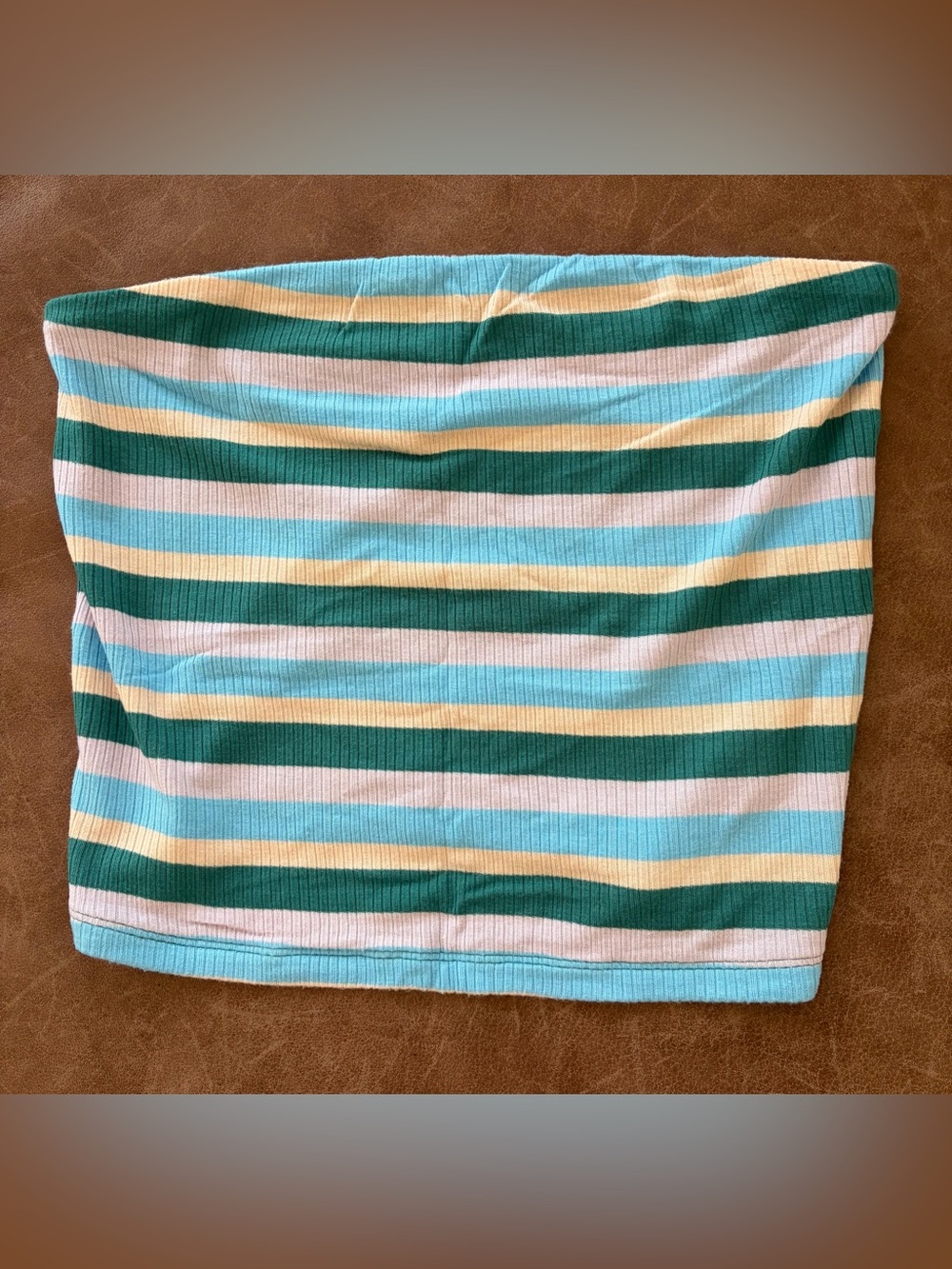 American Eagle Women’s Soft & Sexy striped ribbed bandeau tube top Sz S/P